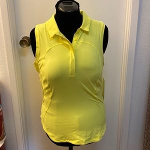 Lululemon sleeveless golf polo